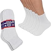 Diamond Star Diabetic Ankle Socks for Men and Women, Non Binding Cushioned Cotton Socks for Sensitive Feet Care
