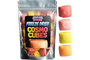 Freeze Dried Cosmo Cubes - Premium Freeze Dried Candy Shipped in a Box for Extra Protection - Space Age Snacks Freeze Dried Cosmo Cubes Freeze Dry Candy for All Ages Dry Freeze Candy (5 Ounce)