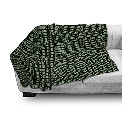 Ambesonne Programmer Throw Blanket, Digital