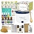 PIUH Soap Making Kit Including Soap Melter, 2lbs Soap Base, Silicone Molds & Scraper, Calendula,4 Fragrance Oils & Dyes for Soap Making,Soap Making Supplies Kits DIY Craft Kit for Adult & Kits
