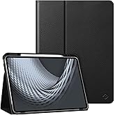Fintie Folio Case for iPad Pro 13-inch (M5) 2025 / (M4) 2024 - Premium Vegan Leather Smart Stand Back Cover with Pencil Holder, Auto Wake/Sleep, Black