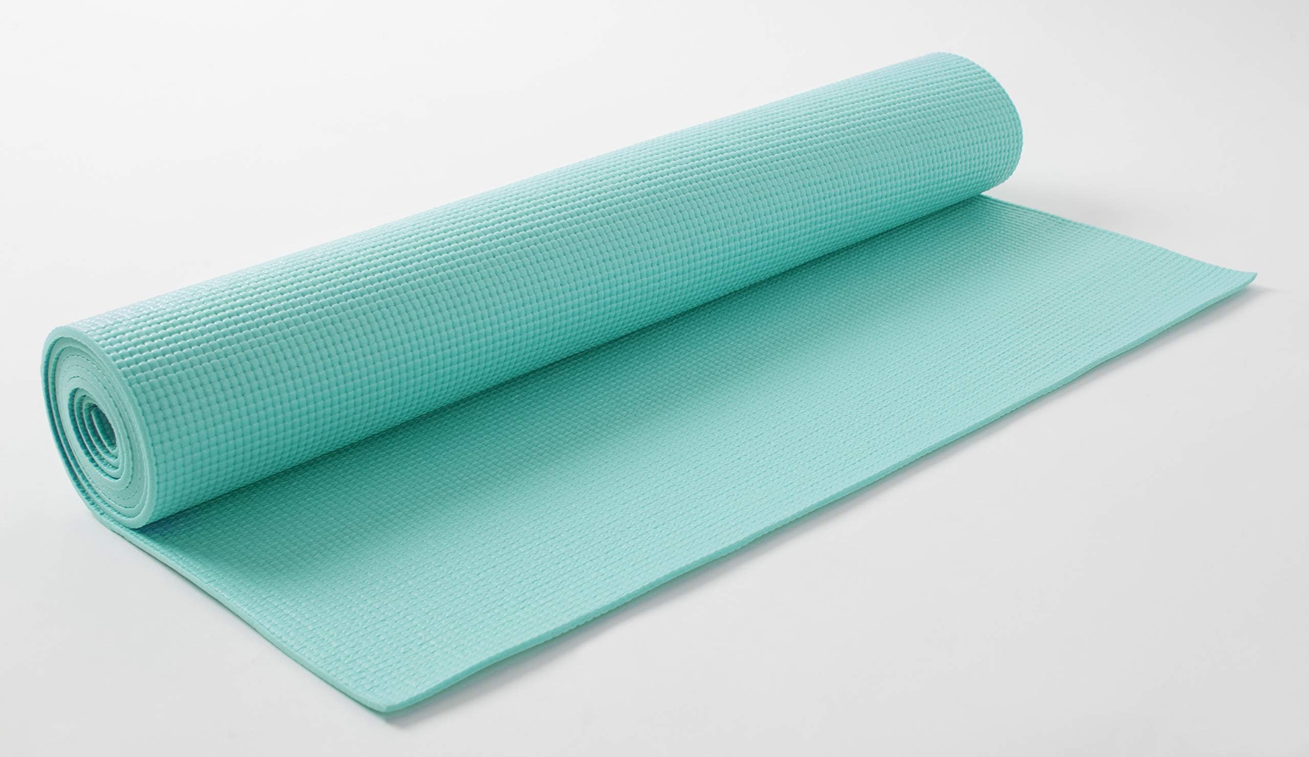 HOMEWARDS Thick Yoga Mat for Workouts (6mm) - 173cm x 61cm with Carrying Bag(Turquoise)