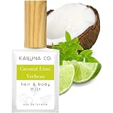 Kailuna Co. Coconut Lime Verbena Hair &amp; Body Mist w/Essential Oils, 15 ml | Handmade with Natural Oils