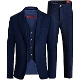 Marvelous World Boys' Formal Slim Fit Suit Set, Adjustable Waist