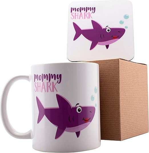 mama shark mug