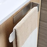 Taozun Towel Holder 11.8 Inch Brushed Hand Towel Rack Bathroom Towel Bar Adhesive Towel Ring Stainless Steel Hand Towel Hanger, Stick on Wall