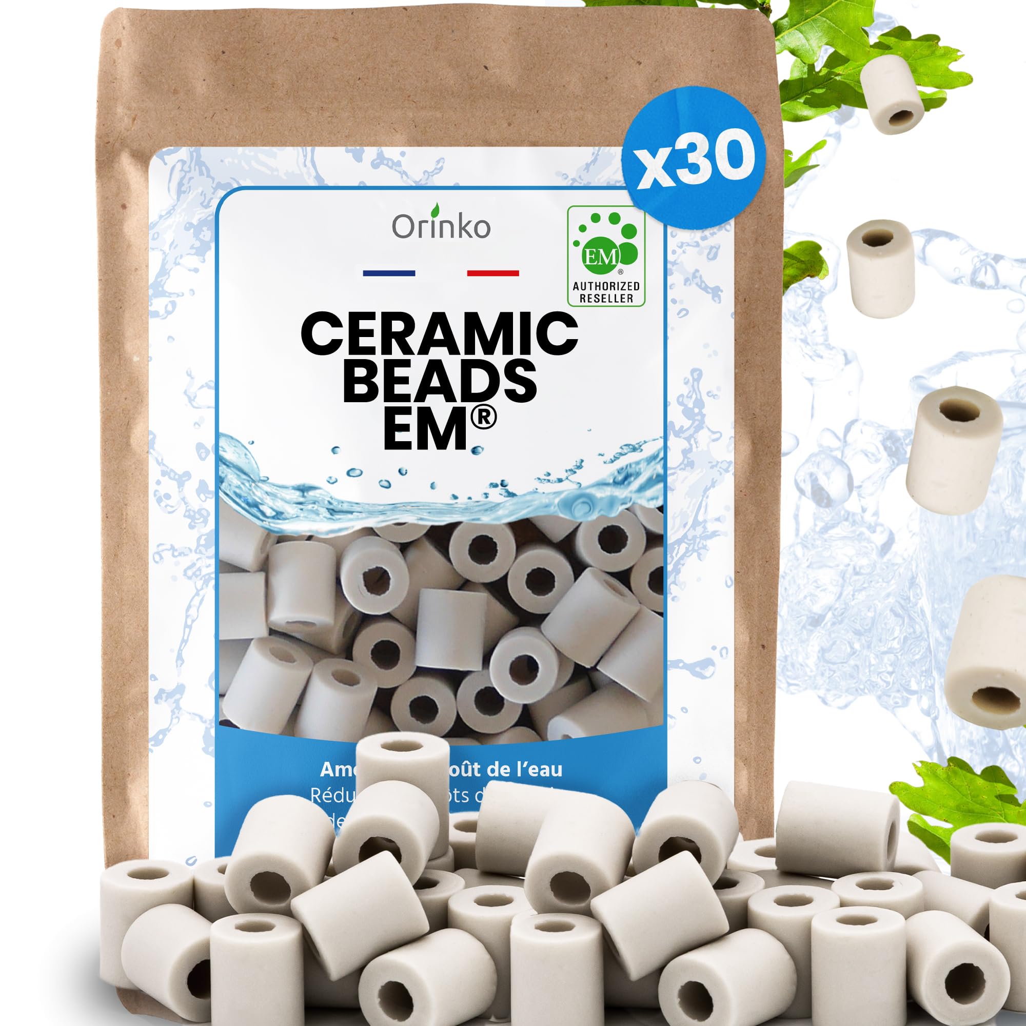 ORINKO - 25 Perles de Céramique