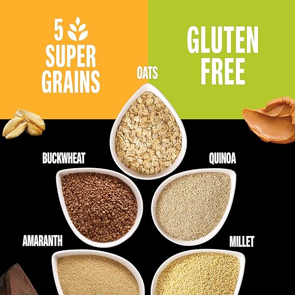 KIND HEALTHY GRAINS ENERGY BARS, PEANUT BUTTER DARK CHOCOLATE, 18G WHOLE GRAINS, MADE WITH SUPER GRAINS, GLUTEN FREE SNACKS, 5 CT, 7.1OZ