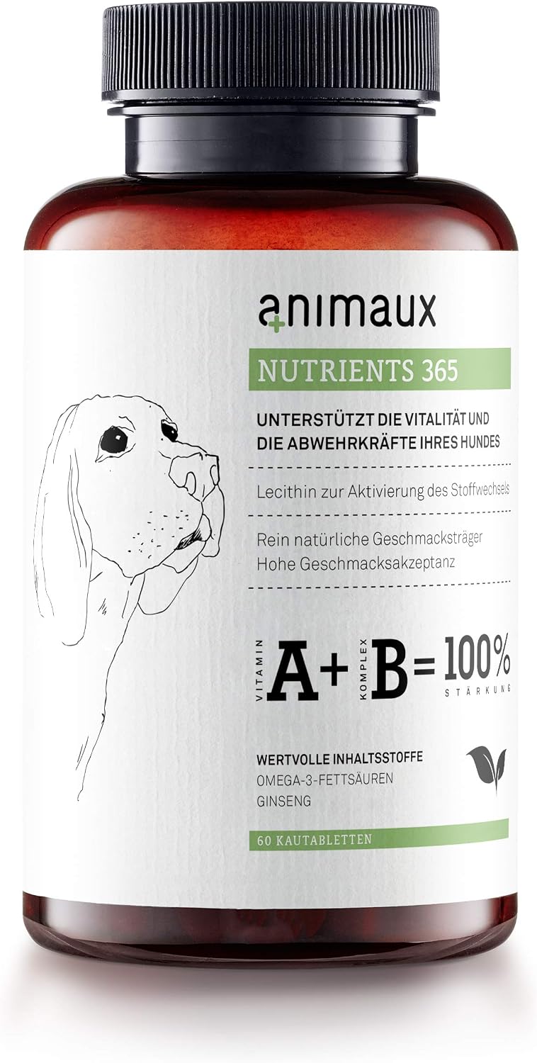 animaux nutrients 365, Multivitamin Supplement for dogs I Supports Immune System Vitality