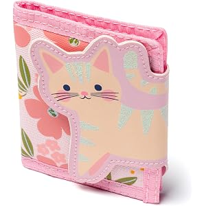 Stephen Joseph, Kids Wallet, Tri-Fold Bi-Fold Wallet for Boys & Girls with Zipper Coin Pocket, Durable Polyester Small Wallet
