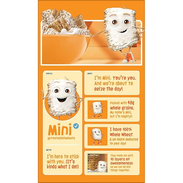 KELLOGG’S FROSTED MINI-WHEATS BREAKFAST CEREAL, HIGH FIBER, 48G WHOLE GRAIN, GIANT SIZE, 29.5 OZ