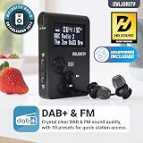 MAJORITY Petersfield Go Pocket DAB Radio with Sports Clip 12h Battery view 2