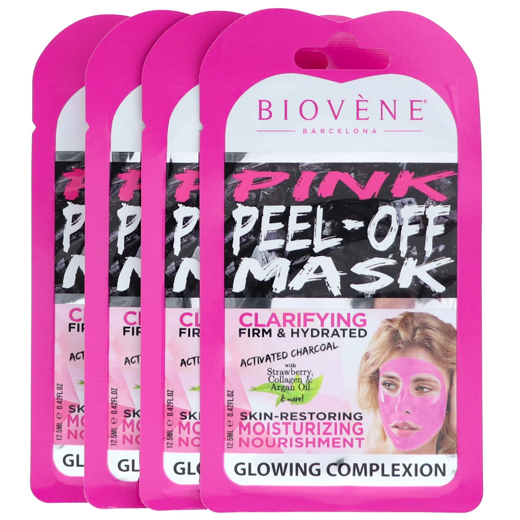 Download Biovene Pink Peel Off Mask With Activate Buy Online In Bahamas At Desertcart PSD Mockup Templates
