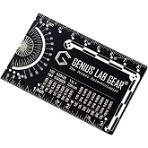 Pocket Paleontologist: 3 Inch Field Paleontology Metal Scale Dig Multitool | Paleontologists Stainless Steel Multitool, Geologic Time Scale Reference Field Notes, Rock Hound EDC for Digs &amp; Lab Work