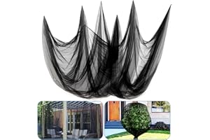 65x10ft Extra Large Mosquito Net, Mesh Netting for Garden Skin and Plants Protection, Patio Bird Bug Screen, Black