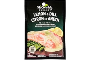McCormick Gourmet Mix, Lemon Dill, No Artificial Colours or Flavours, No MSG Added, Perfect for Holiday Roast, Served on Meat
