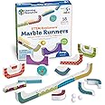 Learning Resources STEM Explorers Marble Runners - 18 Pieces, Ages 5+ STEM Toys and Activities for Kids, Brain Teaser Toys and Games, Kindergarten Games