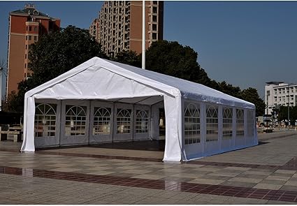 Outsunny 32 X20 Large Steel Carport Garage Wedding Party Event