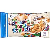 Cinnamon Toast Crunch Breakfast Cereal, Resealable Bag, 32 oz | Resealable Bag Keeps Cereal Fresh, 16g Whole Grain Per Serving, Good Source of Calcium, 12 Vitamins &amp; Minerals