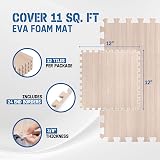 Yes4All EVA Interlocking Mats Puzzle Floor Tiles 12 Tiles 1.02 m² view 2