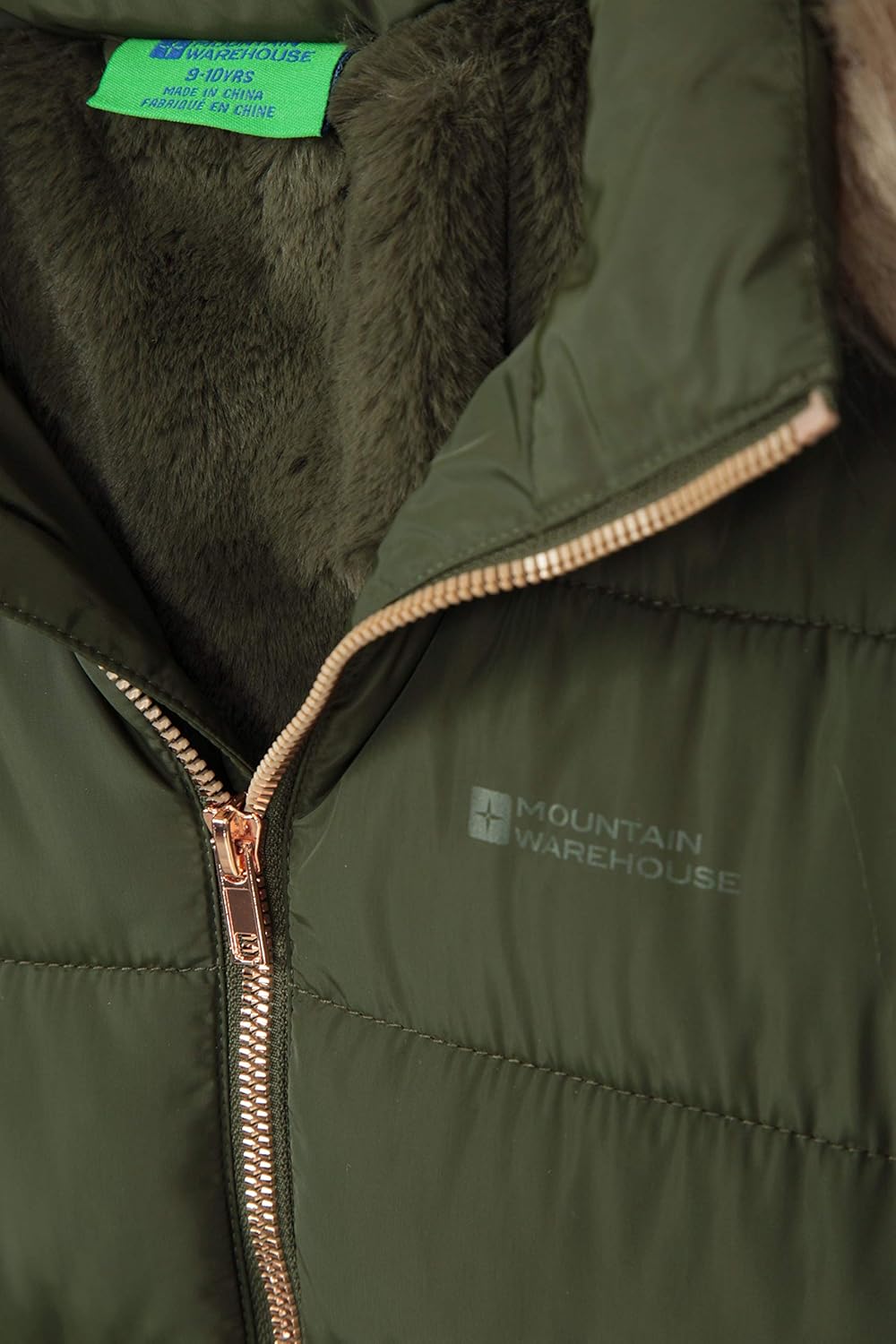 boys puffer jacket with fur hood