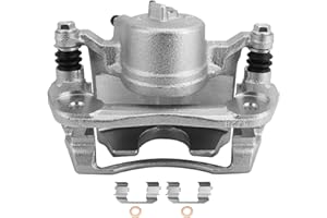 MAYASAF 19B2662 Front Right Brake Caliper Passenger Side Caliper Assembly Fit for Honda 2002-2004 CR-V, 2003-2011 Element, w/Mounting Bracket & Metal Piston