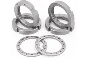 L CONTINUE Both Sides 32720 Locking Hub Spindle Nut Conversion Kit, Compatible with Dana 44 and 30 CJ and Scout Front and More (32720)