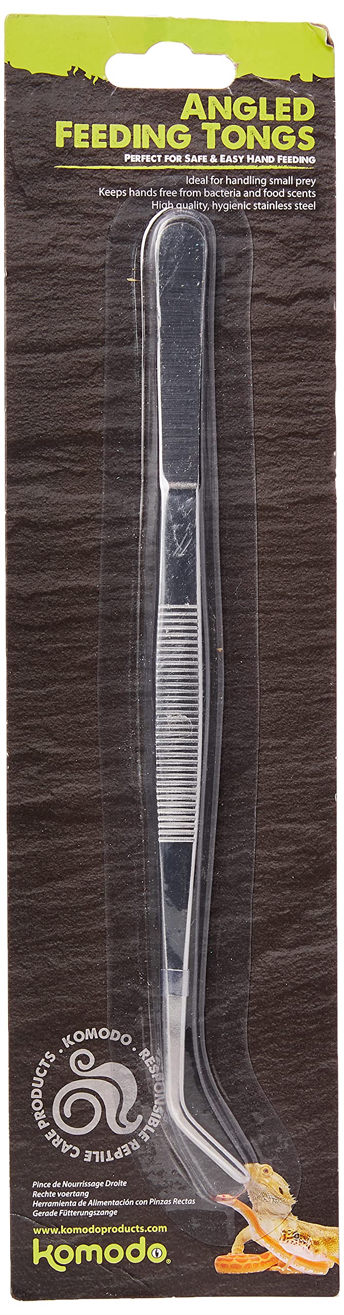 Komodo Feeding Tongs Angled, 25 cm