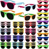 Neon Sunglasses Bulk,36 Pack 12 Colors Sunglasses with UV400 Protection for Adults and Teens, Party Favor for Pool Party, Beach Party, Goodie Bag Fillers, Birthday Party Supplies