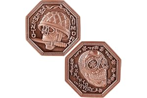 PiaoHao Memento Mori Solid Red Copper Commemorative Coin