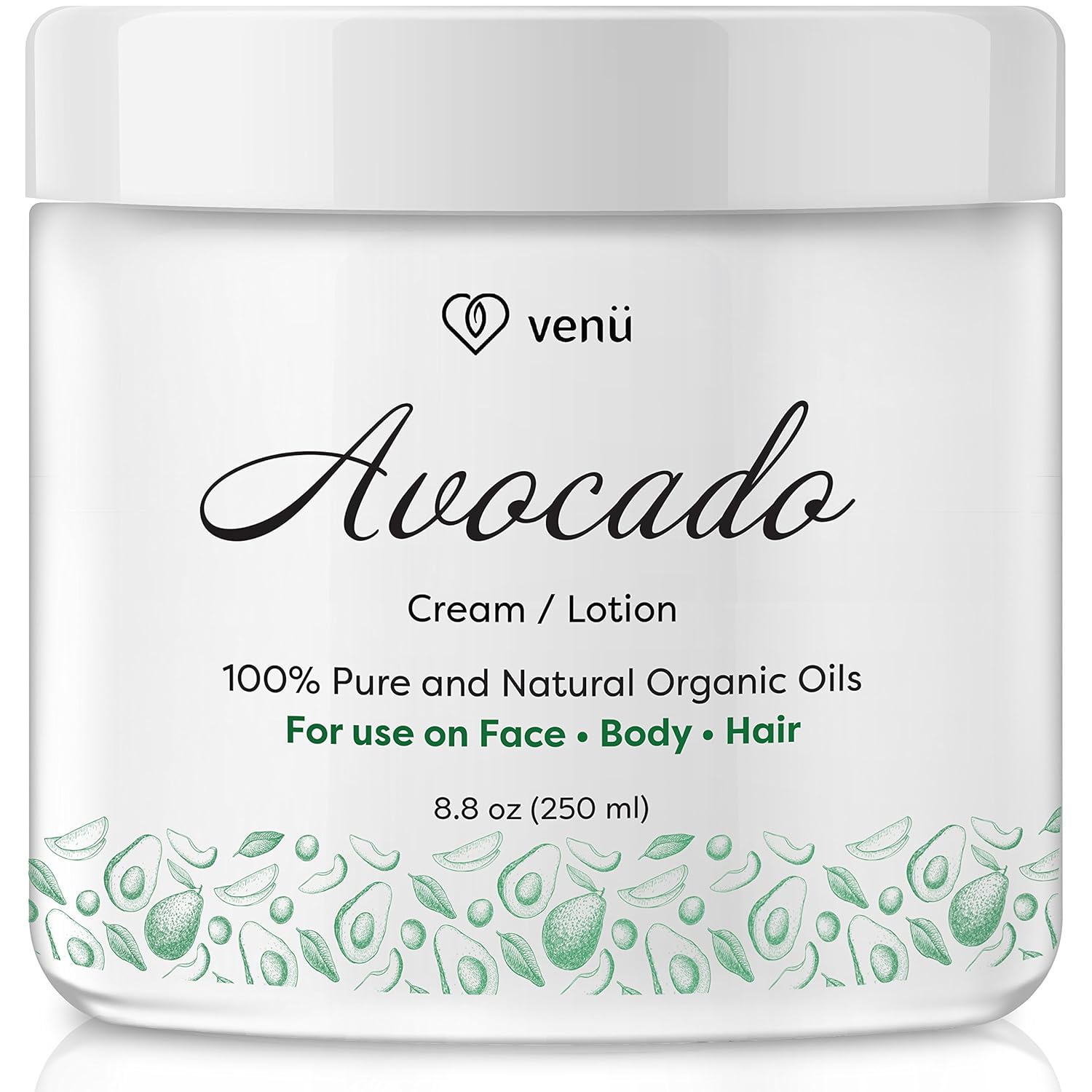 Avocado Oil Cream Lotion All Natural Essential Oils