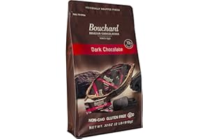Bouchard Premium Belgian Dark Chocolate with 72% Cacao | Individually Wrapped Pieces (2 LB)