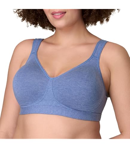 Sona Women's Moving Elastic Strap Full Cup Plus Size Cotton Bra