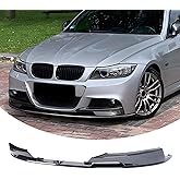 NEESPOC Front Lip Spoiler for BMW 3 Series 2009-2011 E90 LCI M Accessories | (for M Sport, 328i, 335i, 335d), Glossy Black, Nice Clean Look Mods, Aggressive Look, Exterior Upgrade, Easy intallation
