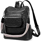 GAEKEAO Backpack Purse for Women Fashion Ladies PU Leather Convertible Shoulder Bags PU Leather Handbag Casual Travel Daily