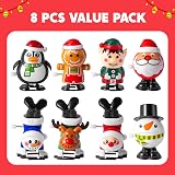 JOYIN 8 Pack Christmas Wind Up Toys Assortment for Stocking Stuffers, Party view 2