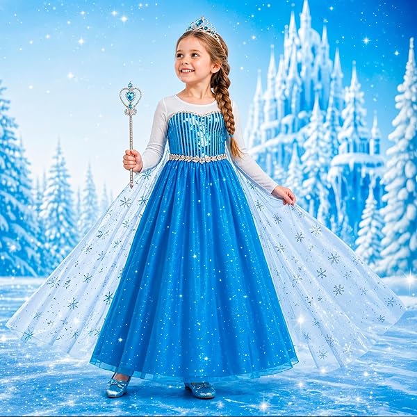 Fantasia Vestido Anna Frozen Fever Luxo Infantil - Tam M | Amazon