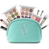 Color Nymph All In One Makeup Kit, Makeup Gift Set for Beginners Teenager Girls with Eyeshadow Palette Blush Lipstick Lip Pencil Eye Pencil Brush Mascara Portable Bag