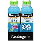 Neutrogena Wet Skin Kids Sunscreen Spray, Twin Pack
