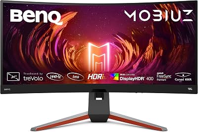 BenQ MOBIUZ EX3410R 34 Inch Curved Gaming Monitor 144Hz 1ms HDR400