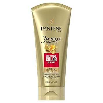 Pantene Radiant Color Shine 3 Minute Miracle Daily Conditioner, 201 g