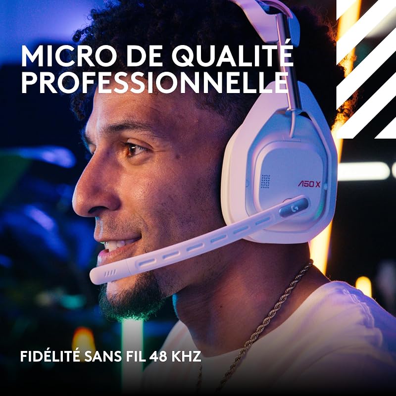 Astro A50 X LIGHTSPEED, casque gaming sans fil+station d’accueil