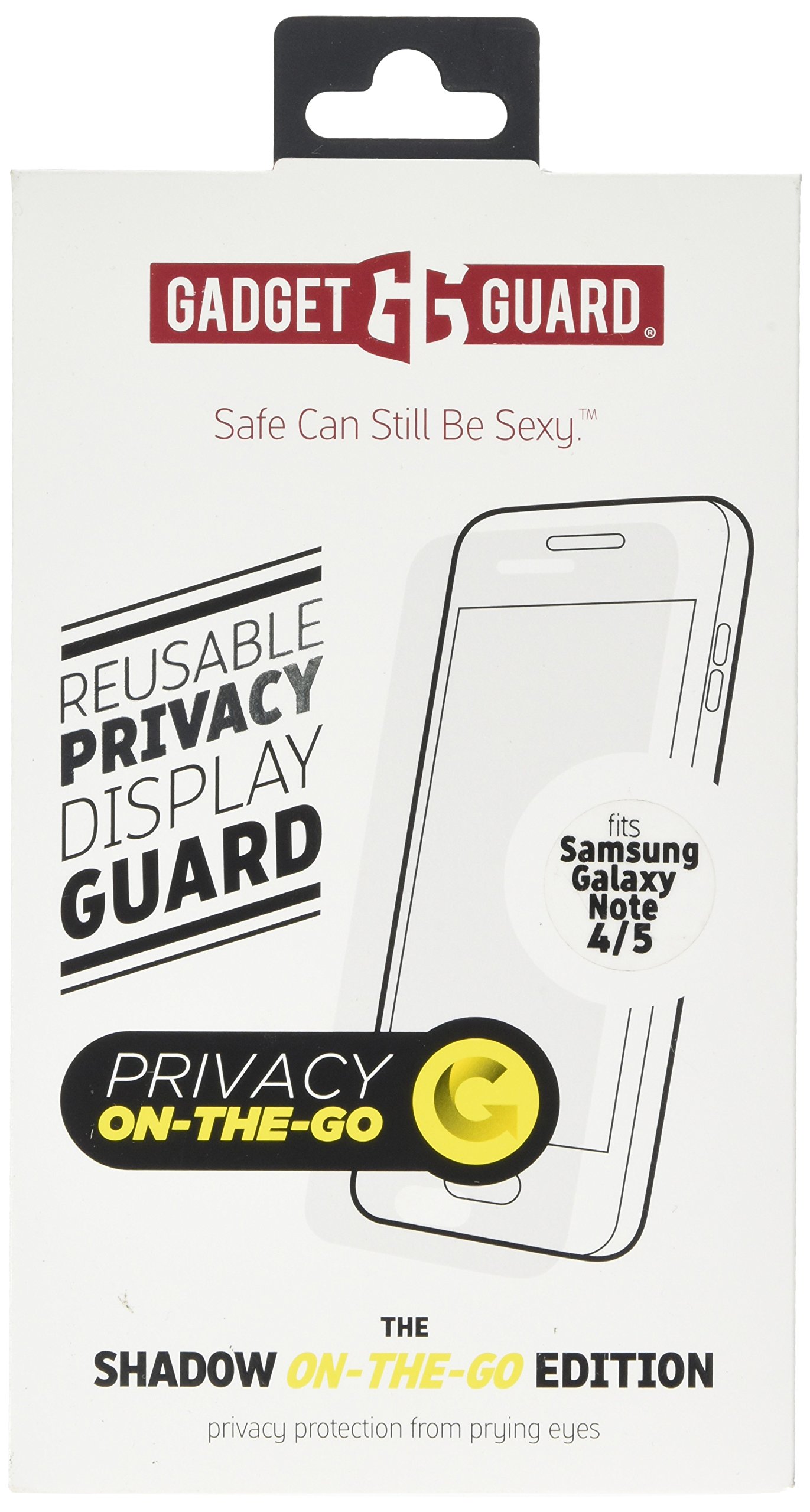 Gadget Guard Shadow On-The-Go Edition Reusable Privacy Display Guard for Samsung Note 5/ Note 4