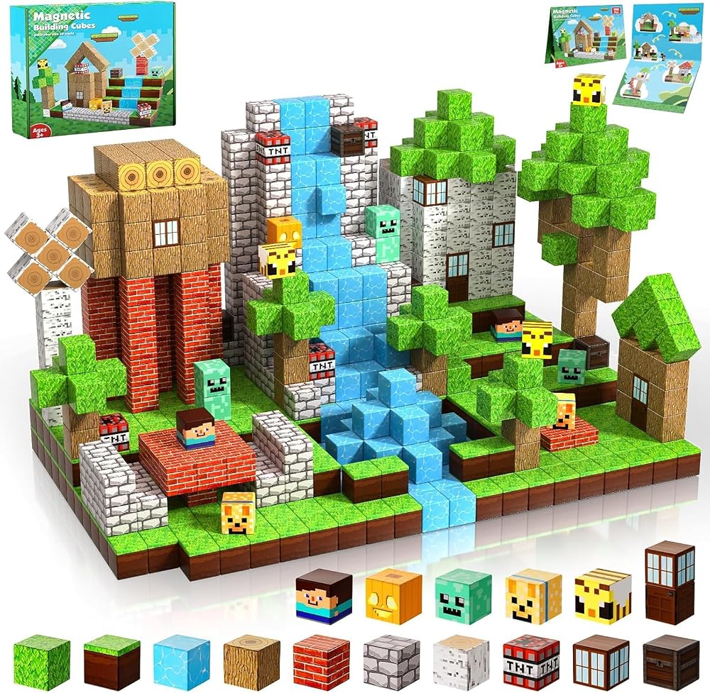 ToyUnited Magnetic Blocks 100Pcs STEM Building Blocks Creative Construction