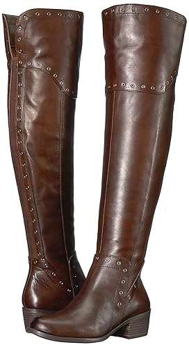 Vince Camuto Women's BESTAN Over The Knee Boot, Carob, Medium US