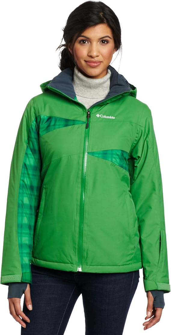 Columbia Women's Snowcalypse Jacket, Fuse Green, Large Amazon.co.uk