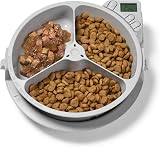 Cat Mate C300 Automatic 3 Meal Pet Feeder with Digital Timer White view 5