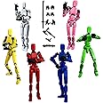 VZNYBL (Assembly Completed) 6 Packs T13 Action Figure, Dummy 13 3D Printed Action Figure Toy Gifts for Kids, Robot 13 ActionFigure Full Body Mechanical Doll Christmas Birthday Gift for Boys Girls