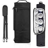 Globalstore Golf Cooler Bag - Insulated Hidden Thicken Cooler That Fits in Golf Bag, Holds 6 Can Beer or 2 Wine - Travel Acce