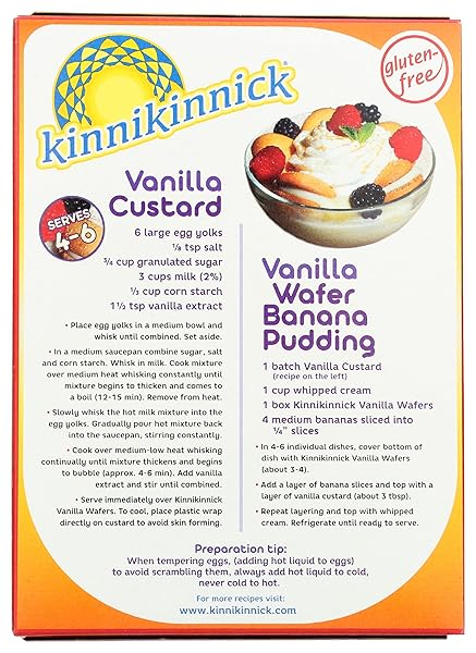 KINNIKINNICK, WAFERS VANILLA, 6.3 OUNCE